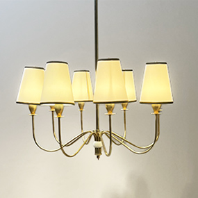 lampadario vintage anni50 a 8 luci a 025 SO