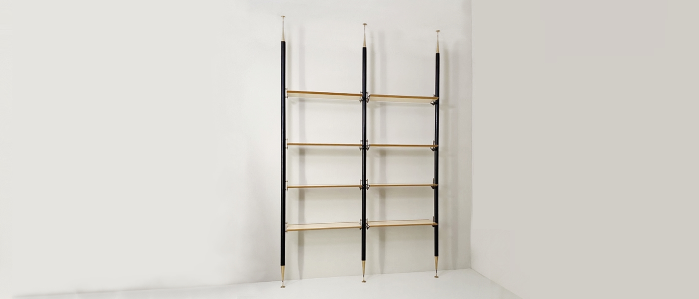 libreria a due moduli anni50 053 M