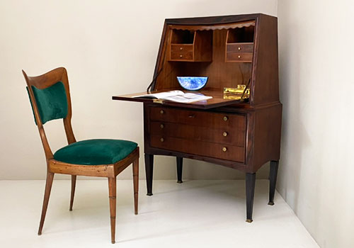 mobile secretaire vintage anni50 designed by paolo buffa p 012 M 3