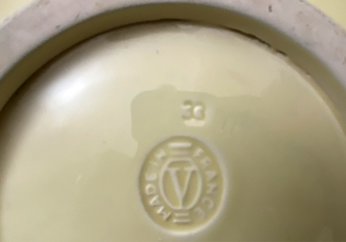 piatto cetrotavola vintage anni60 in ceramica p2 119 C 1
