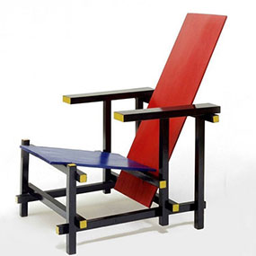 poltrona 635 black red and blue rietveld cassina a2 031 SE