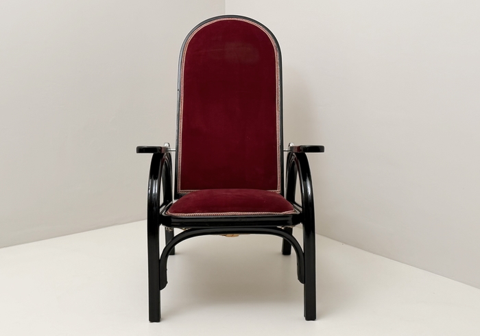 poltroncina austriaca otto prutscher per thonet in legno laccato anni20 p1 058 PO 4