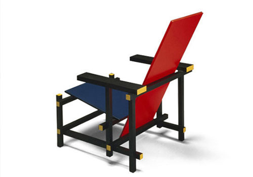 poltrone 635 black red and blue rietveld cassina p1 031 SE 1