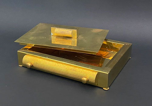 scatola in ottone anni30 P 120 C 1