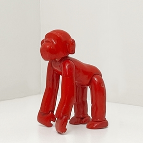 scimmia scultura in legno anni60 a 130 C