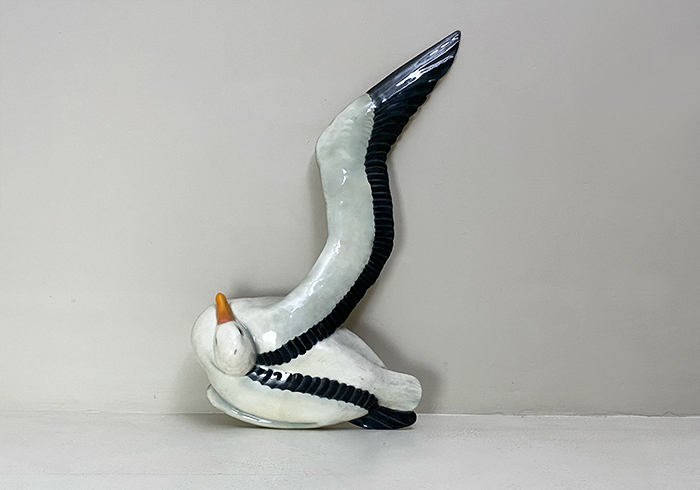 scultura albatros in ceramica anni30 principessa Sancipriano manifattura lenci P5 106 C 1