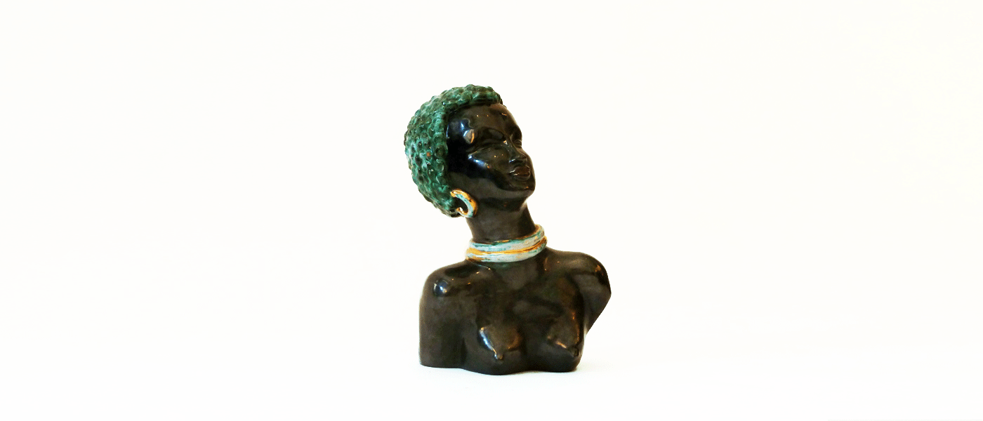 scultura art deco anni30 africana 035 C