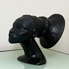 scultura ceramica testa rometti inzio novecento anni20 a 059 C