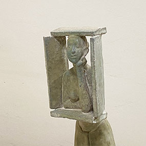 scultura in terracotta di marcello chiarenza arte contemporanea a 073 MC