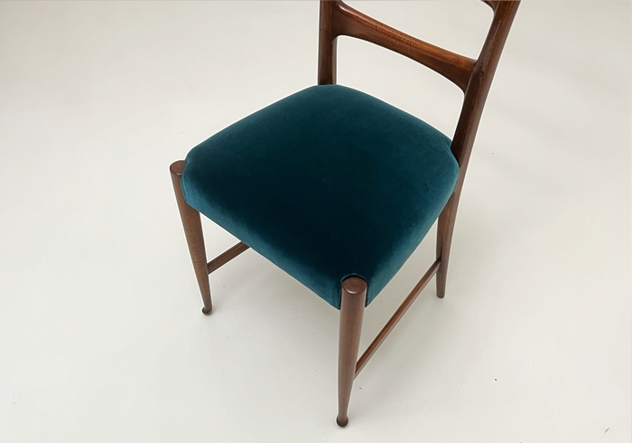 set di sei sedie anni50 di paolo buffa p5 117 SE 3