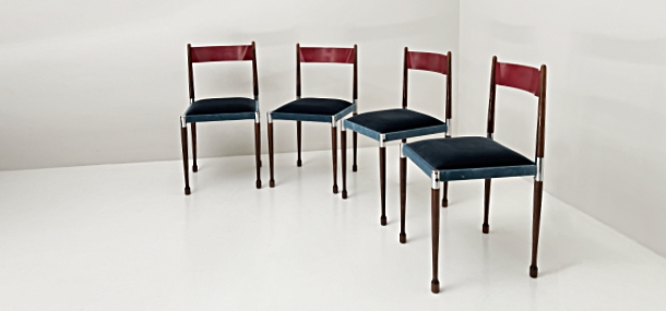 set di4 sedie vintage a 055 SE
