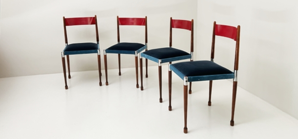 set di4 sedie vintage a3 055 SE