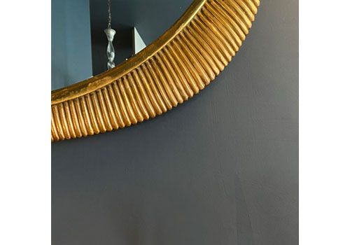 specchiera con cornice in legno dorato anni50 designed by osvaldo borsani p1 022 CO 3
