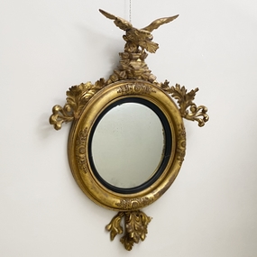 specchiera napoleone iii con cornice intagliata e dorata xixsecolo a 033 CO