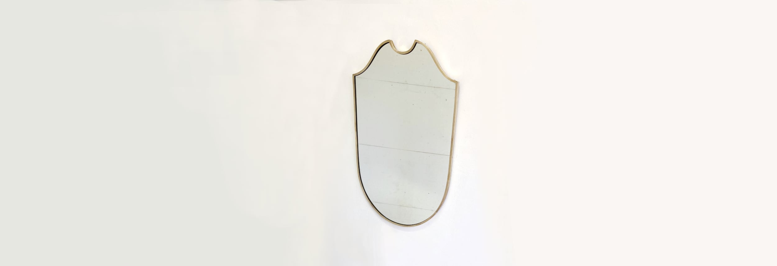 specchiera vintage anni50 in ottone 029 CO