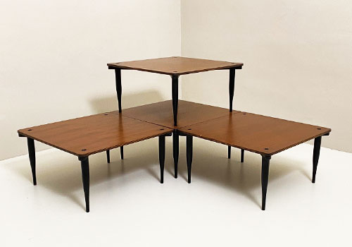 tavolini sovrapponibili modello t8 vico magistretti per azucena anni50 p4 010 TV 2