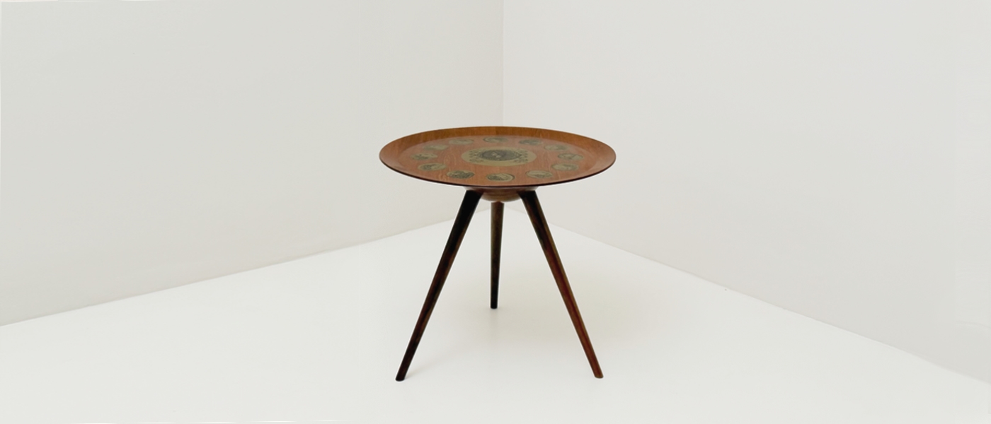 tavolino anni50 produz galbiati alla maniera di fornasetti anni50 035 TV(2)