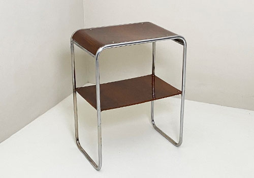 tavoloino etagere vintage a due piani alla maniera di marcel breuer p 037 TV 1