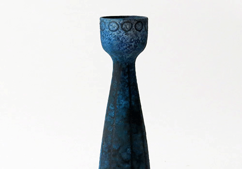 vaso anni 50 in ceramica smaltata p2 114 C 1