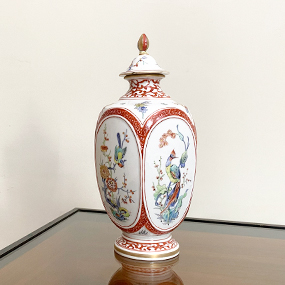 vaso antico in ceramica chantilly francia seconda meta del settecento a 025 C