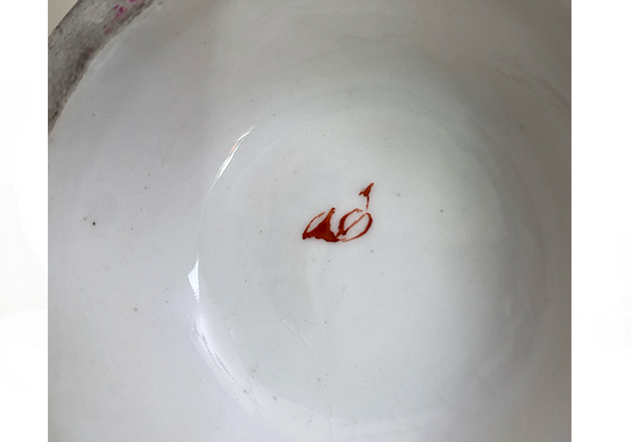 vaso antico in ceramica chantilly francia seconda meta del settecento p2 025 C 1