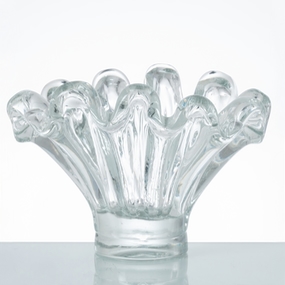 vaso in vetro a costolature ercole barovier anni40 a 043 C